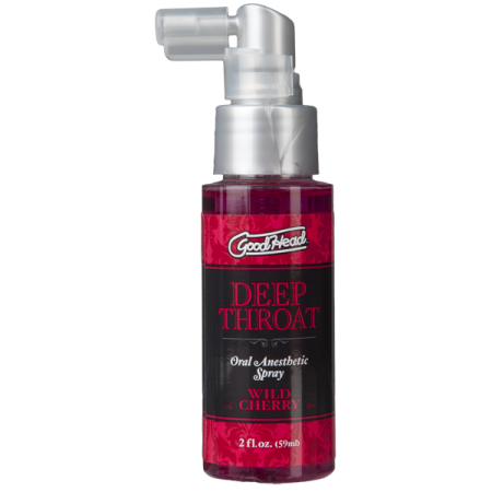 Спрей для мінету Doc Johnson GoodHead DeepThroat Spray - Wild Cherry 59 мл для глибокого мінету 