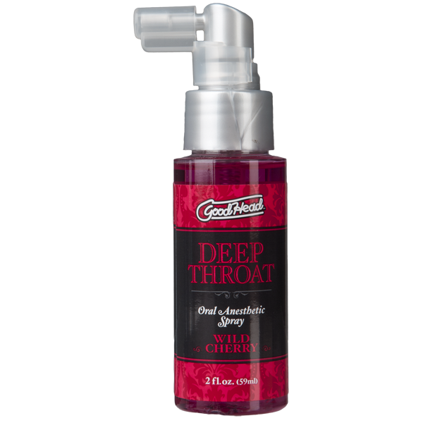 Спрей для мінету Doc Johnson GoodHead DeepThroat Spray - Wild Cherry 59 мл для глибокого мінету 