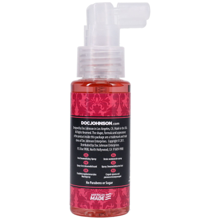 Спрей для мінету Doc Johnson GoodHead DeepThroat Spray - Sweet Strawberry 59 мл для глибокого мінету №2