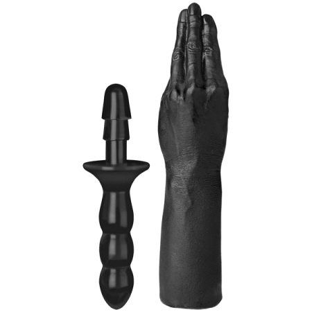 Рука для фістингу Doc Johnson Titanmen The Hand with Vac-U-Lock Compatible Handle, діаметр 6,9 см 