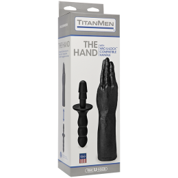 Рука для фістингу Doc Johnson Titanmen The Hand with Vac-U-Lock Compatible Handle, діаметр 6,9 см - - фото №2