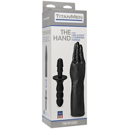 Рука для фістингу Doc Johnson Titanmen The Hand with Vac-U-Lock Compatible Handle, діаметр 6,9 см №2