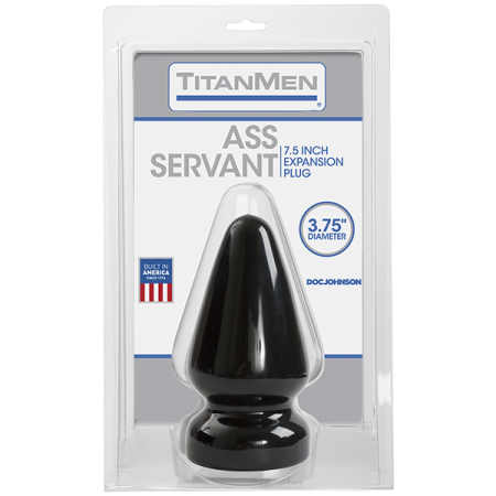 Пробка для фістингу Doc Johnson Titanmen Tools - Butt Plug 3.75 Inch Ass Servant, діаметр 9,4см №2