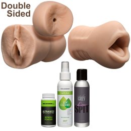 Набір мастурбаторів Doc Johnson The Sasha Grey Experience (2 мастурбатори та аксесуари) - фото