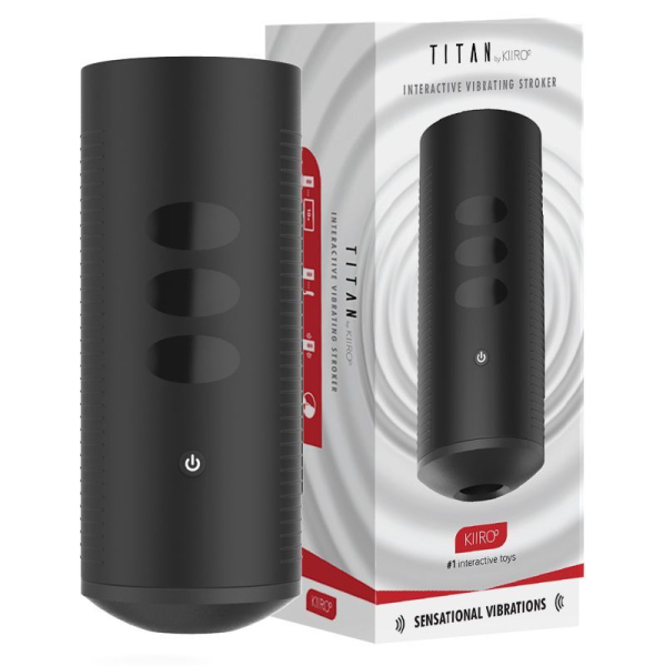 Інтерактивний мастурбатор Kiiroo Titan, 9 вібромоторів, теледільдоніка - фото