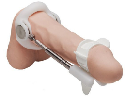 Екстендер для збільшення члена Jes-Extender Titanium, ремінцевий, алюмінієвий кейс - - фото №5