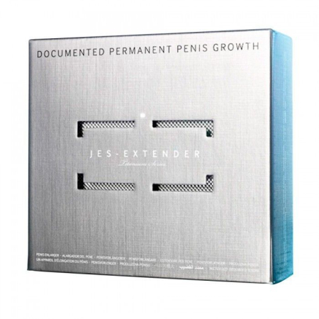 Екстендер для збільшення члена Jes-Extender Titanium, ремінцевий, алюмінієвий кейс №3