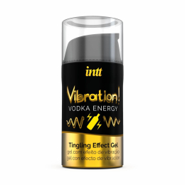 Рідкий вібратор Intt Vibration Vodka (15 мл), густий гель, дуже смачний, діє до 30 хвилин - - фото №2