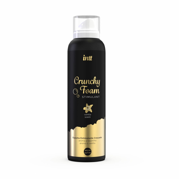 Преміум масажна піна Intt Crunchy Foam - Vanilla (150 мл) екстразволожувальна - фото