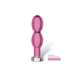 Металеве ділдо 2-в-1 Mystim O(h!)-thello для електростимулятора, діаметр 3,5 см, анальна пробка - - фото №5