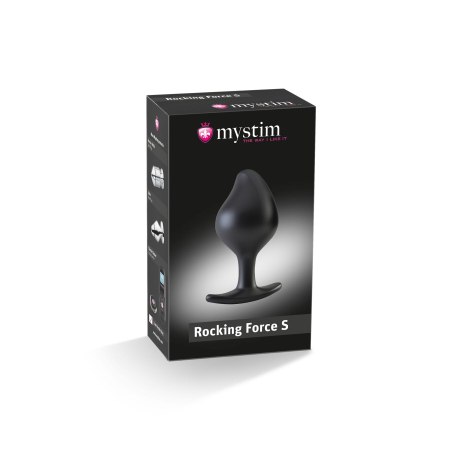 Силіконова анальна пробка Mystim Rocking Force S для електростимулятора, діаметр 3,7 см - фото №7