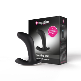 Масажер простати Mystim Twisting Tom з моделюванням форми для електростимулятора, діаметр 3,7 см - - фото №5