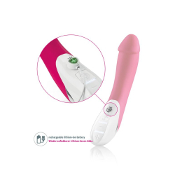 Потужний вібратор Mystim Terrific Truman Pink з двома моторами і вираженою головкою - - фото №6