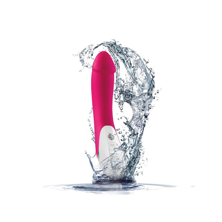 Потужний вібратор Mystim Terrific Truman Pink з двома моторами і вираженою головкою №9