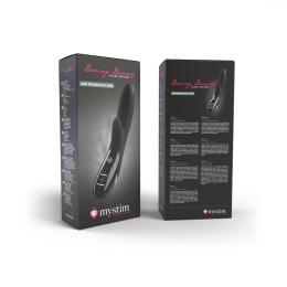 Вібратор-кролик з електростимуляцією Mystim Daring Danny eStim Black, міостимулятор - - фото №12