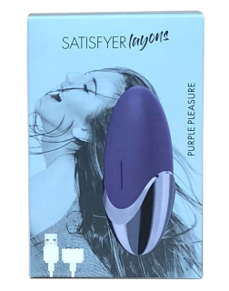 Потужний вібратор Satisfyer Lay-On - Purple Pleasure, водонепроникний, 15 режимів роботи - - фото №6