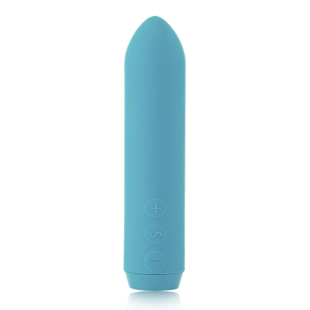 Мінівібратор Je Joue - Classic Bullet Vibrator Teal з глибокою вібрацією і фіксацією на палець + подарунок косметичка - фото №3