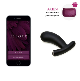 Смарт-масажер простати Je Joue - NUO Black з двома моторами і глибокою вібрацією + подарунок косметичка - фото