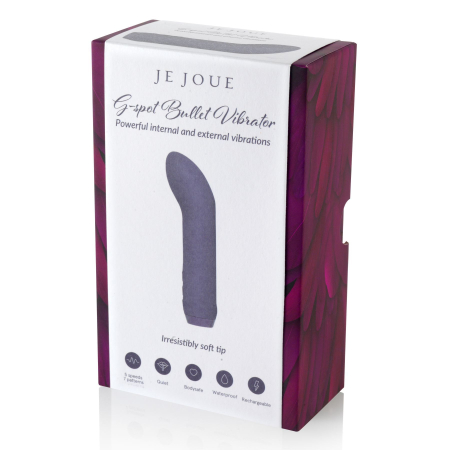 Преміум вібратор Je Joue - G-Spot Bullet Vibrator Purple з глибокою вібрацією - фото №7