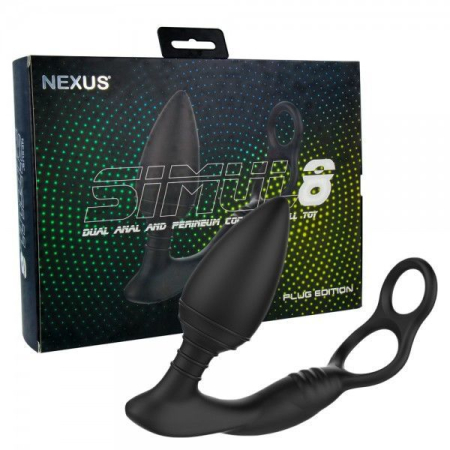 Анальна вібропробка Nexus SIMUL8 Plug Edition з ерекційним кільцем №2