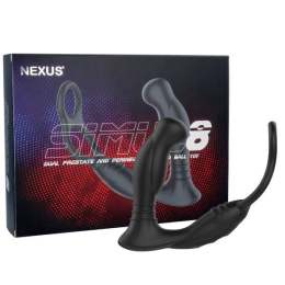 Стимулятор простати Nexus SIMUL8 Prostate Stimulator з ерекційним кільцем - - фото №2