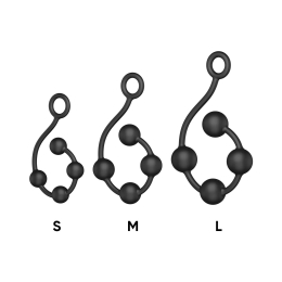 Анальні кульки Nexus Excite Medium Anal Beads, силікон, макс. діаметр 2,5 см - №8