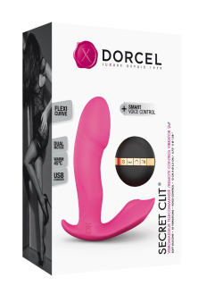 Вібратор Dorcel Secret Clit з підігрівом і пультом ДК, можна під одяг, голосове керування - - фото №3