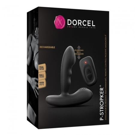 Масажери простати Dorcel P-Stroker з пультом ДК, підігрівом і прицільним масажем, два мотори №4