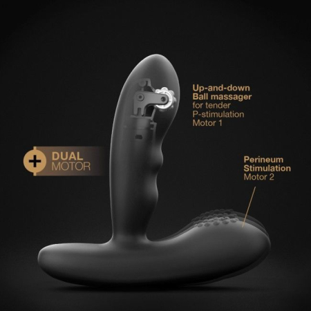 Масажери простати Dorcel P-Stroker з пультом ДК, підігрівом і прицільним масажем, два мотори №5