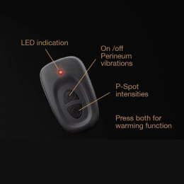 Масажери простати Dorcel P-Stroker з пультом ДК, підігрівом і прицільним масажем, два мотори - - фото №6