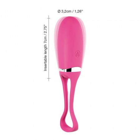 Віброяйце Dorcel Secret Delight Magenta з пультом ДК, з турборежимом і голосовим керуванням - фото №6