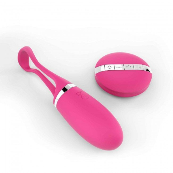 Віброяйце Dorcel Secret Delight Magenta з пультом ДК, з турборежимом і голосовим керуванням - фото