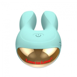 Вібратор-кролик Love To Love Hear Me Menthe з двома моторчиками і різнобарвною LED-підсвіткою - - фото №7