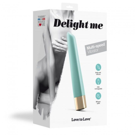Потужний мінівібратор Love To Love Delight Me Menthe з м'яким кінчиком, 16 режимів роботи - фото №5