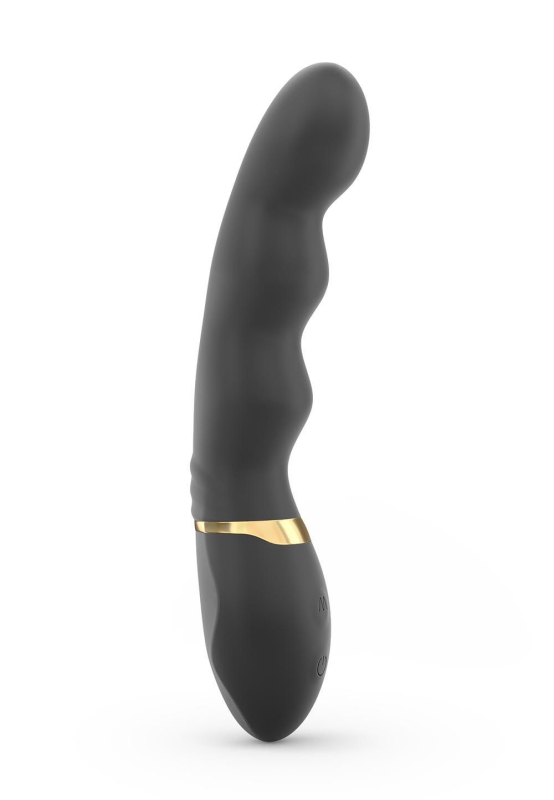 Вібратор ультрастимулювальний Dorcel Too Much Rechargeable Black, гнучкий і потужний, 3 вібромотори 