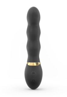 Вібратор ультрастимулювальний Dorcel Too Much Rechargeable Black, гнучкий і потужний, 3 вібромотори - - фото №2