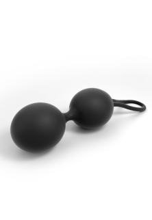 Вагінальні кульки Dorcel Dual Balls Black, діаметр 3,6 см, маса 55 г - - фото №2