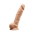 Фалоімітатор SilexD Vetus Flesh (MODEL 1 size 8in), двошаровий, силікон + Silexpan, діаметр 4,2см - фото