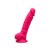 Фалоімітатор SilexD Johnny Pink (MODEL 1 size 7in), двошаровий, силікон + Silexpan, діаметр 3,8см - фото
