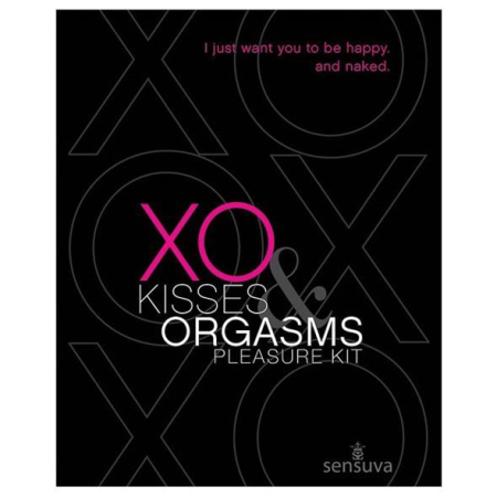 Подарунковий набір Sensuva XO Kisses & Orgasms (бальзам для губ з феромонами і рідкий вібратор) №2