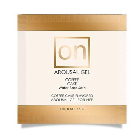 Пробник збудливого гелю Sensuva - ON for Her Arousal Gel Coffee Cake (4 мл) - фото