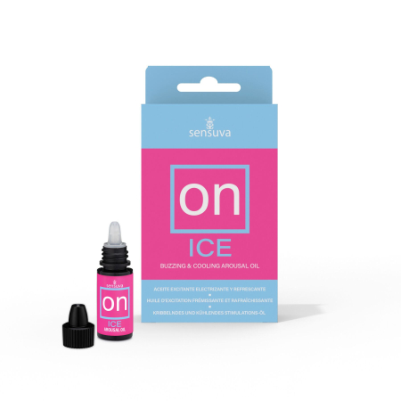 Збуджувальні краплі для клітора Sensuva – ON Arousal Oil for Her Ice (5 мл) охолоджувальні, до 30 хвилин - фото
