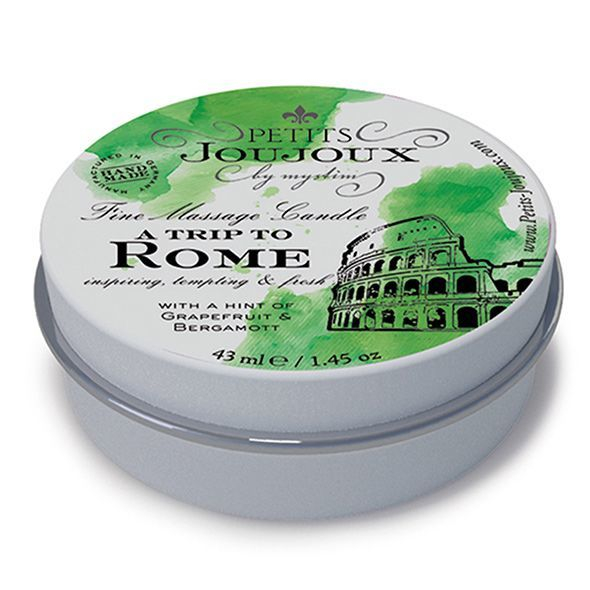 Масажна свічка Petits Joujoux - Rome - Grapefruit and Bergamott (43 мл) з афродизіаками - фото