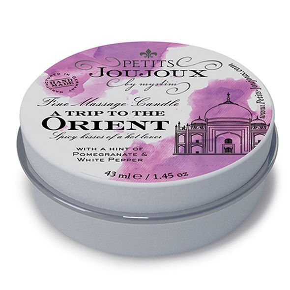 Масажна свічка Petits Joujoux - Orient - Pomegranate and White Pepper (43 мл) з афродизіаками - фото