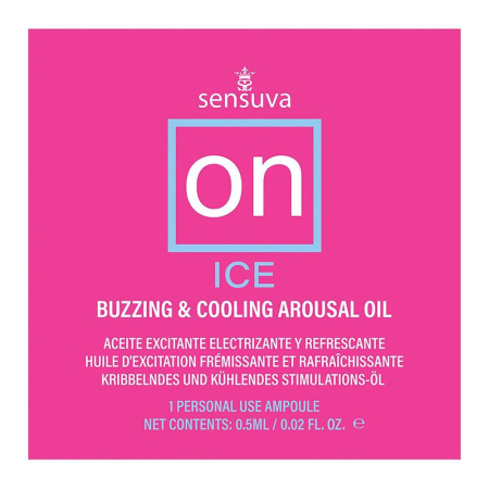 Пробник збуджувальної олії Sensuva – ON Arousal Oil for Her Ice (0,3 мл) №2