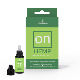 Збуджувальні краплі для клітора Sensuva – ON for Her Hemp Infused Arousal Oil (5 мл) з олією конопель - фото