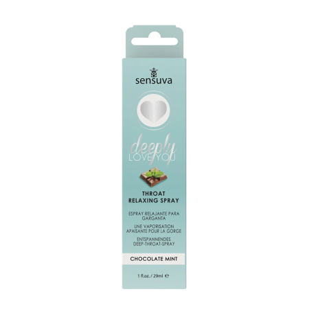 Спрей для мінету Sensuva Deeply Love You Chocolate Mint (29 мл), для глибокого мінету - фото №3