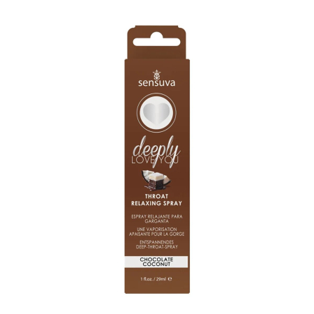 Спрей для мінету Sensuva Deeply Love You Chocolate Coconut (29 мл), для глубокого мінету - фото №4