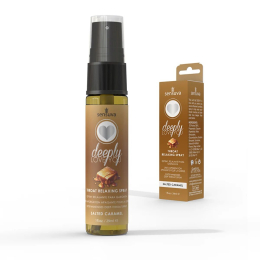 Спрей для мінету Sensuva Deeply Love You Salted Caramel (29 мл), для глибокого мінету - - фото №3