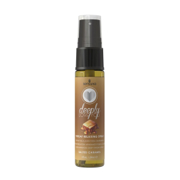 Спрей для мінету Sensuva Deeply Love You Salted Caramel (29 мл), для глибокого мінету - - фото №2